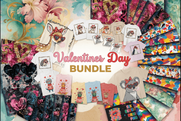 Download Valentine's Day Animal PNG Bundle Cute - Premium Resources