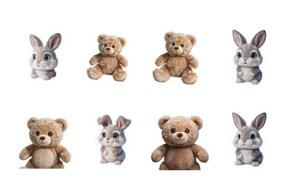 Download Cute 3D Animal PNG Bundle – Adorable Car - Premium Resources