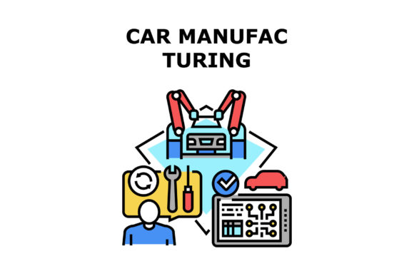 Download Car Manufacturing Plant Concept Color - Manufacturing plant Collection